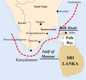 Sri Lanka Is Separated From India By A Narrow Channel Of Sea Formed By   Sri Lanka 300x281 