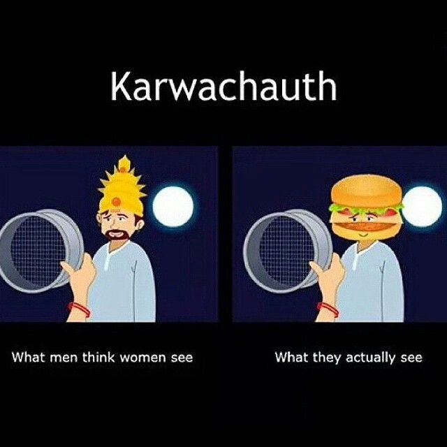 Karwa Chauth Funny Jokes Status, Memes, Quotes, Viral Images & Videos