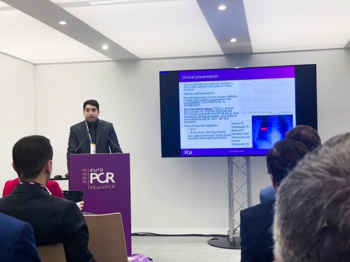 Dr Dadarwal in EUROPCR 2022