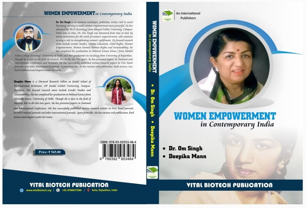 Book released on ‘Women Empowerment in Contemporary India’ 