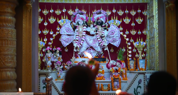 Deepotsav lights up Krishna Balaram temple in Jaipur during holy Kartik ...