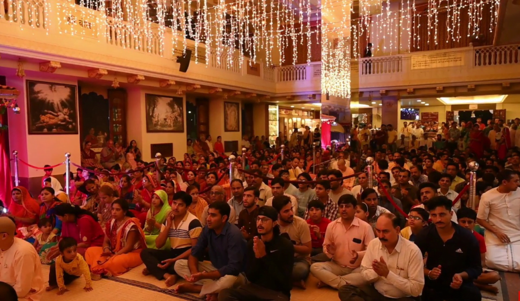 Deepotsav lights up Krishna Balaram temple in Jaipur during holy Kartik month