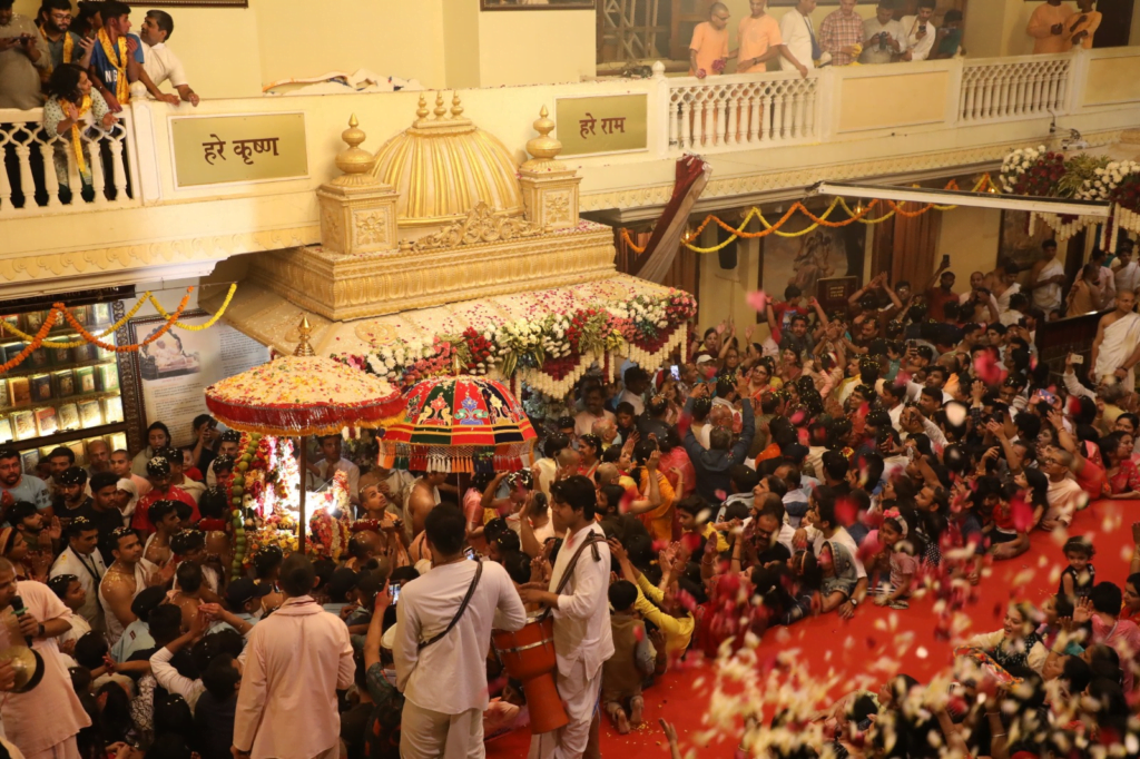 Devotees immerse in Hari Naam Chanting during Shri Gaur Purnima Festival in Jaipur 2 Devotees immerse in Hari Naam Chanting during Shri Gaur Purnima Festival in Jaipur