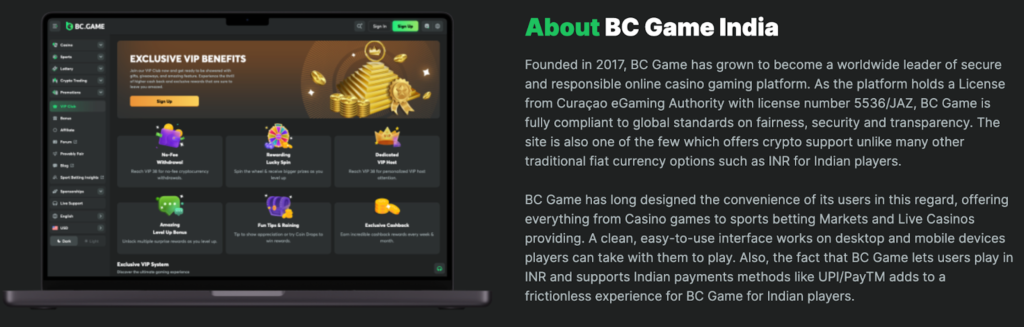 BC.Game India: Elevating Online Gaming with Balloon Game Casino and Fast-Paced Gameplay