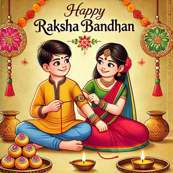 Raksha Bandhan 2025: Images, Posters, Wishes and Quotes...