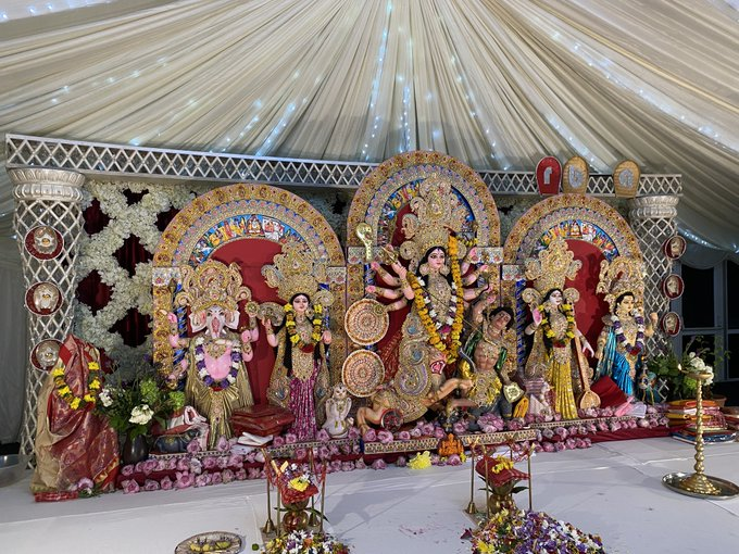 Maha Ashtami Draws Millions to Durga Puja Rituals Across India and Diaspora. Watch Pics...