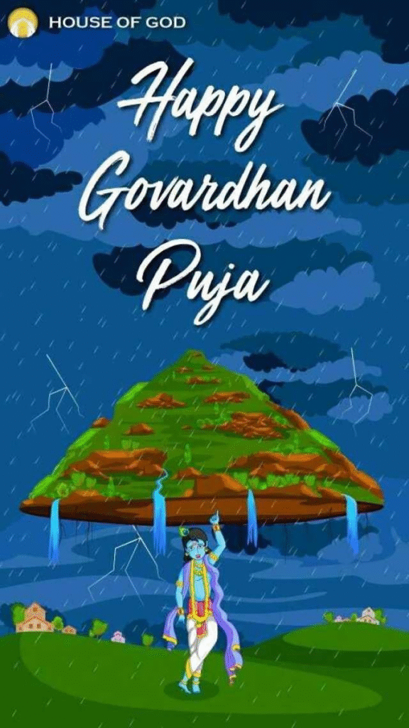 Govardhan Puja 2025: Top 100+ Wishes, Images, Greetings, WhatsApp, and Facebook Status to Share with Loved Ones