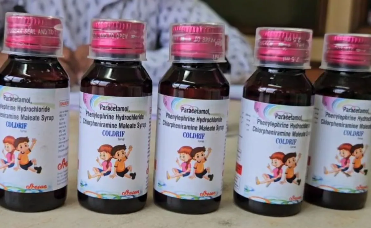 Picture of 'Cough Syrup Should Not Be Prescribed For Children Under Two' - EBNW Story