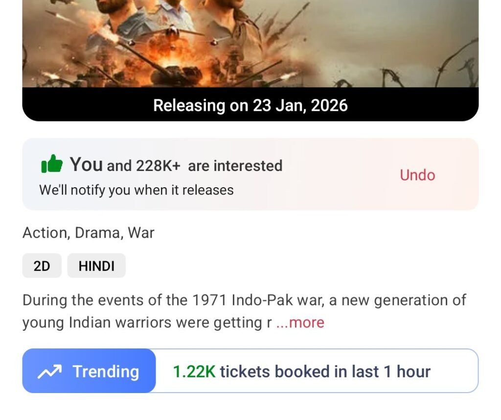 Border 2 Advance Booking Buzz: Sunny Deol’s War Drama Hitting Big Early And Beating Sikandar In Pre-Sales