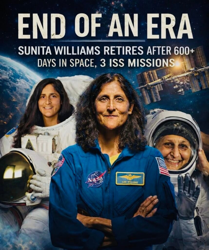 Sunita Williams Retires From Nasa Bringing Down The Curtain On A 27 Year Space Legacy