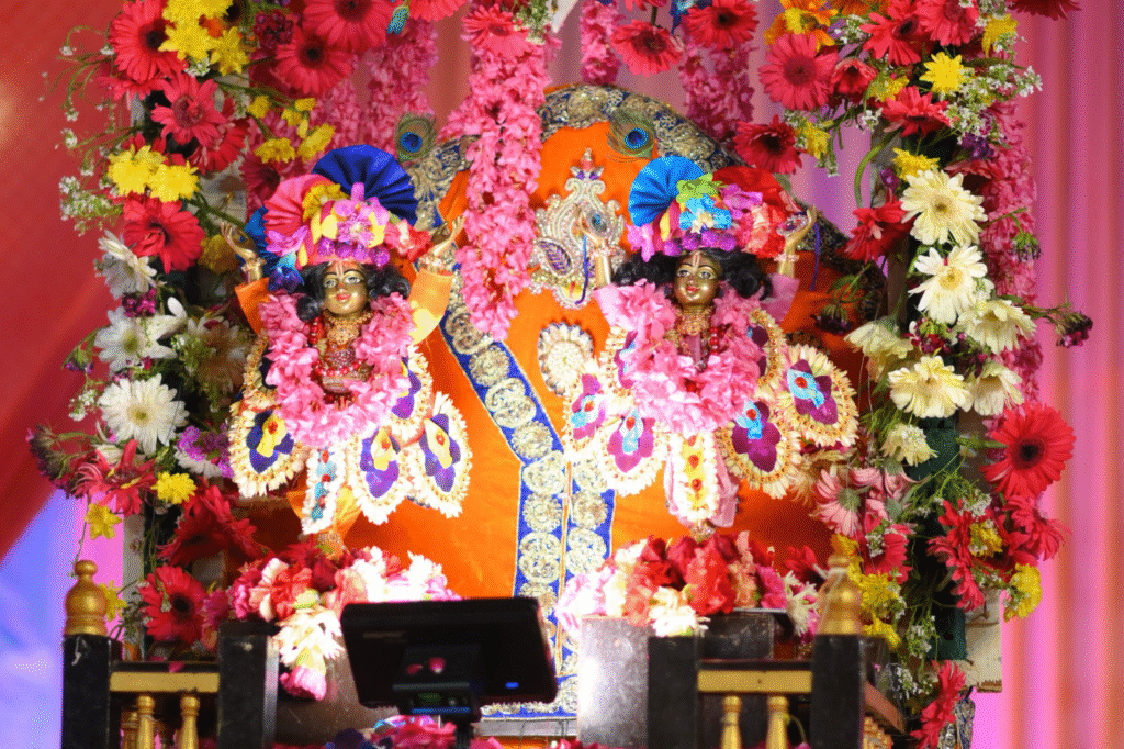 Shri Shri Krishna and Balram to Play Phoolon Ki Holi on Gaur Purnima at Gupt Vrindavan Dham