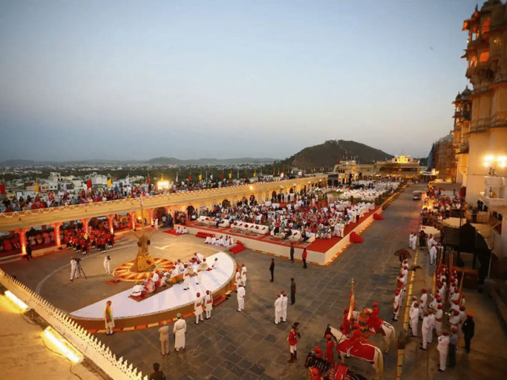 Holika Dahan at City Palace Udaipur. Watch Pictures... 4 Holika Dahan at City Palace Udaipur. Watch Pictures...