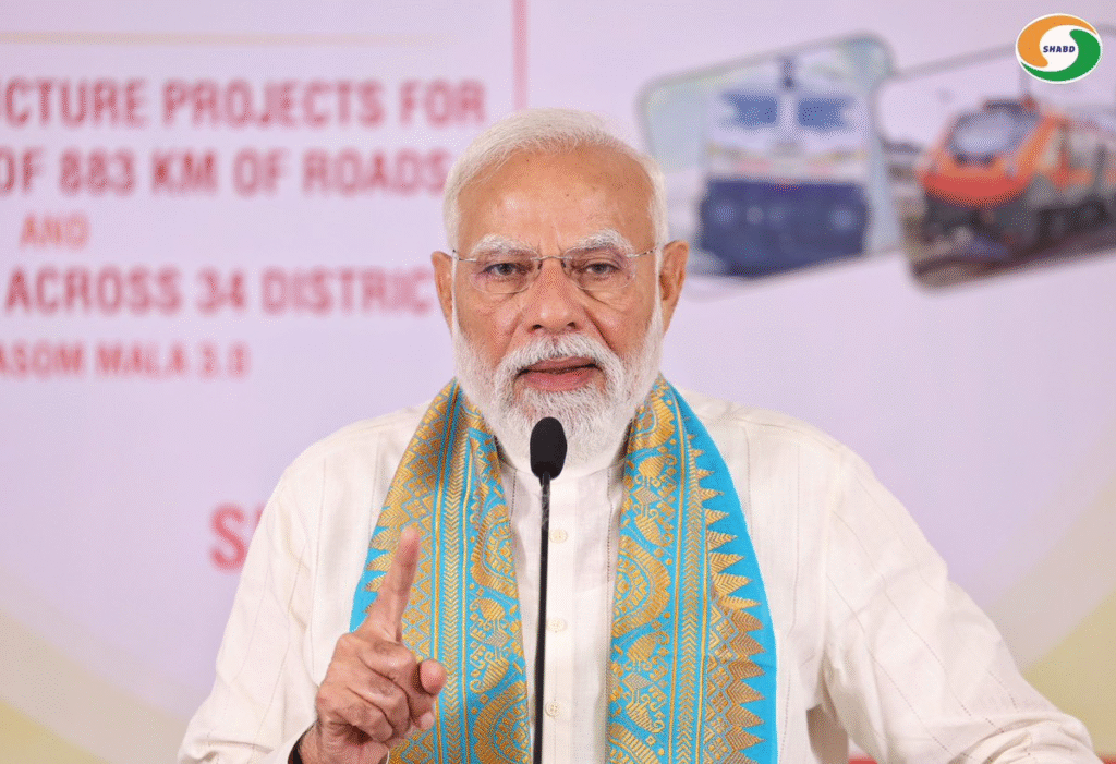 PM Modi Performs Bhoomi-Poojan of Shillong–Silchar Corridor, Assam Mala 3.0 and Kopili Hydro-Electric Project Giving Rs 47,600-Crore Development Push in Assam 1 PM Modi Performs Bhoomi-Poojan of Shillong–Silchar Corridor, Assam Mala 3.0 and Kopili Hydro-Electric Project Giving Rs 47,600-Crore Development Push in Assam