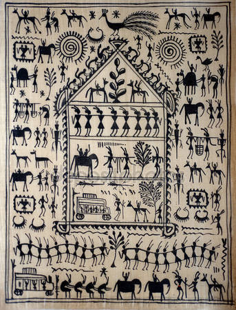 Ancient Tribal Art of Odisha: Saura Painting (Idital)