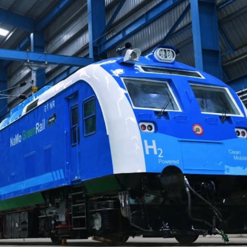 India Gets First Hydrogen-Powered Train Making A Major Leap Towards Green Rail Transport