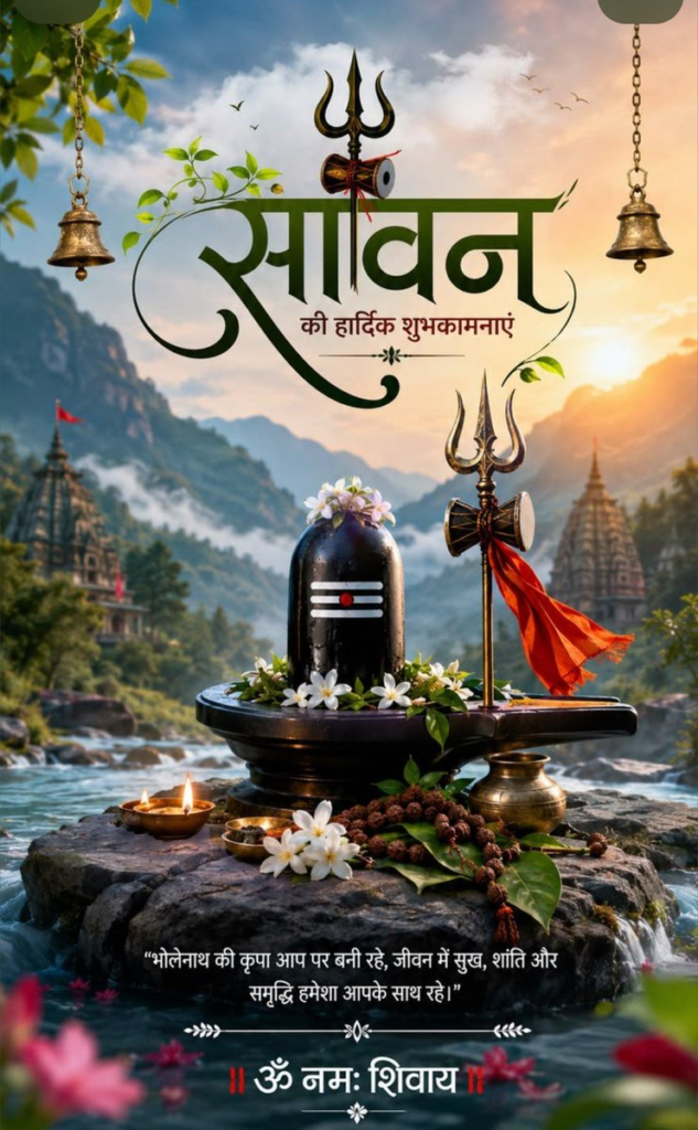 First Sawan Somwar 2026: Greetings Wishes Quotes and Images